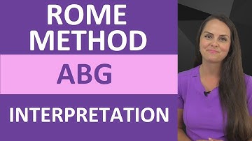 ABGs Interpretation ROME Method Explained | Arterial Blood Gas Problems Made Easy