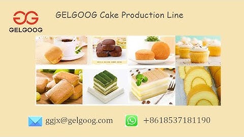 GELGOOG Machinery: Automatic Cupcakes Production Line Video