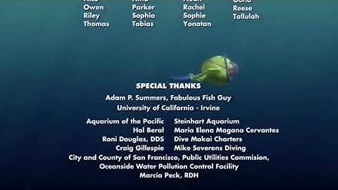 I was featured in the movie: Finding Nemo!