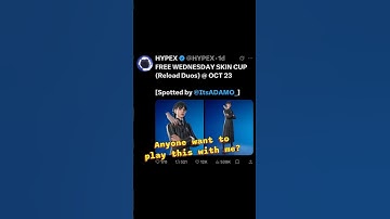 I’m on NA-West it’s this coming Thursday at 6pm 👀 #fortnite #trending #wednesdayaddams #shorts