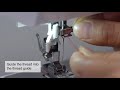 Uten Sewing Machine 2685A: How to thread the needle thread
