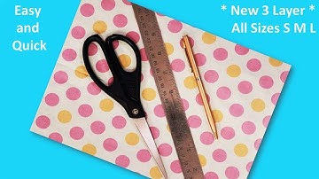 New 🔥 DIY 3 Layer Face Mask Sewing Tutorial- Breathable | Make Face Mask Cloth | All Sizes S M L