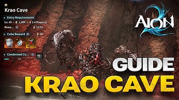 Krao Cave Guide (Conquest)  - Aion 2 Level 45 Dungeon
