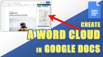 [TUTORIAL] How to (easily) Create a WORD CLOUD in GOOGLE DOCS