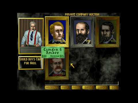 1830 Railroads & Robber Barons [1995] MS DOS - 5 minute gameplay - no commentary