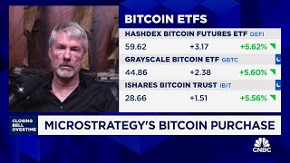 MicroStrategy CoFounder Michael Saylor: There's 10 years of pent up demand for these bitcoin ETFs