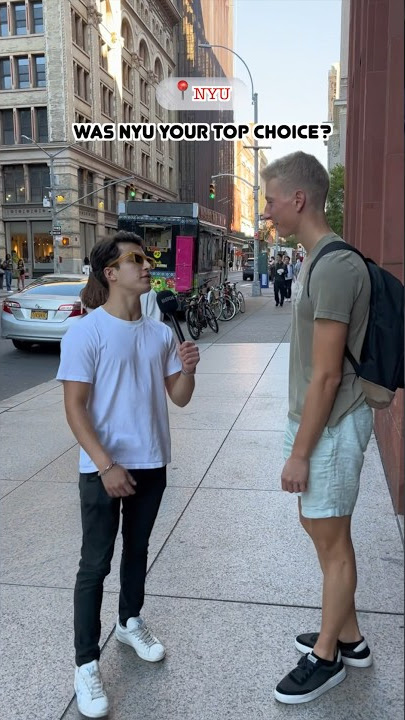 Asking NYU students about their dream schools 💭 #students #college #nyu #manonthestreet