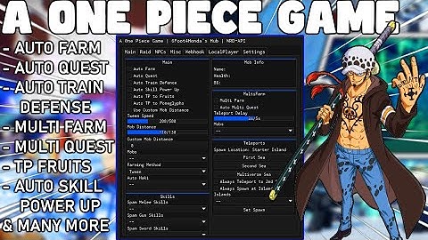 [🍀 + Codes] A 0ne Piece Game Script / Hack | Auto Farm / Raid + Bring All Fruits | *PASTEBIN 2022*