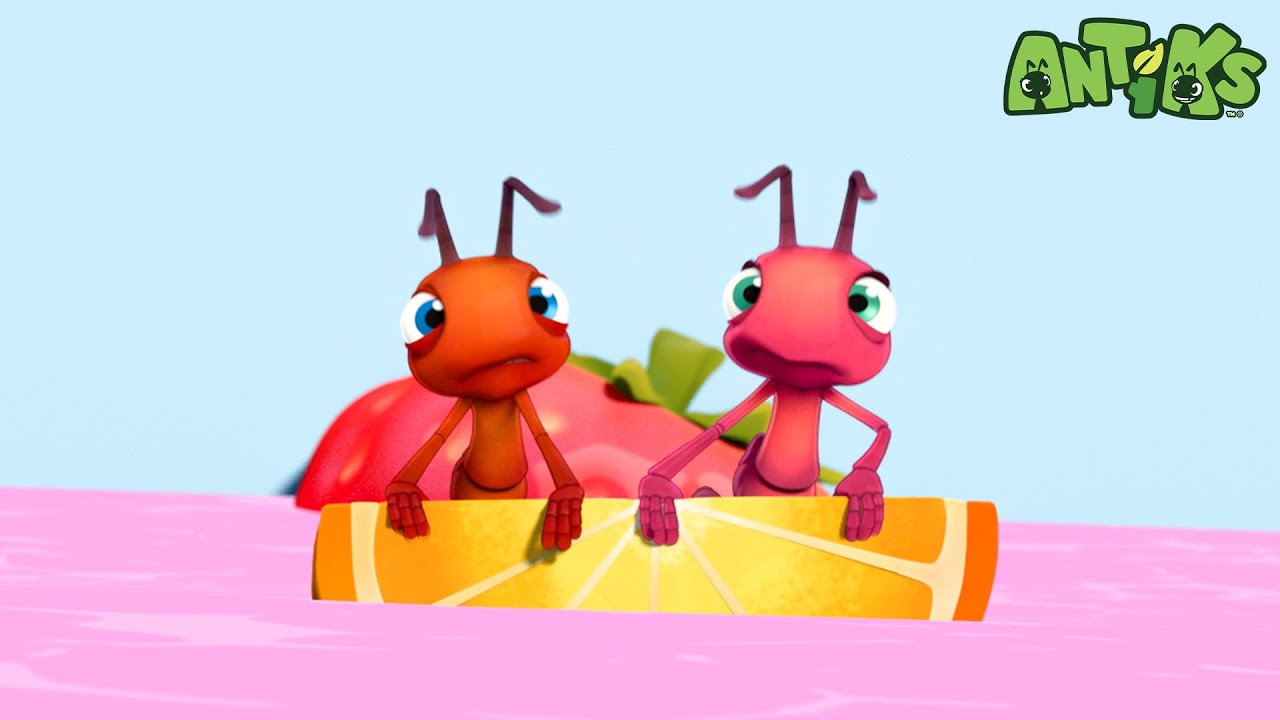 Ants Build A Raft | Antiks | Moonbug Create - YouTube