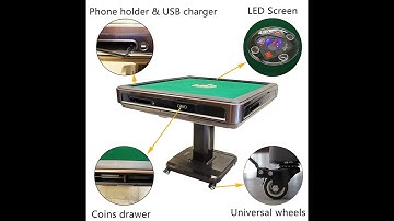 How to assemble an autmatic mahjong table Electric mahjong table  簡單安裝電動麻將桌  usamjtable.com