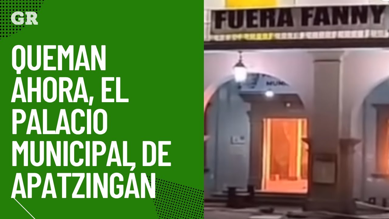 Queman, ahora, el Palacio de Apatzingán