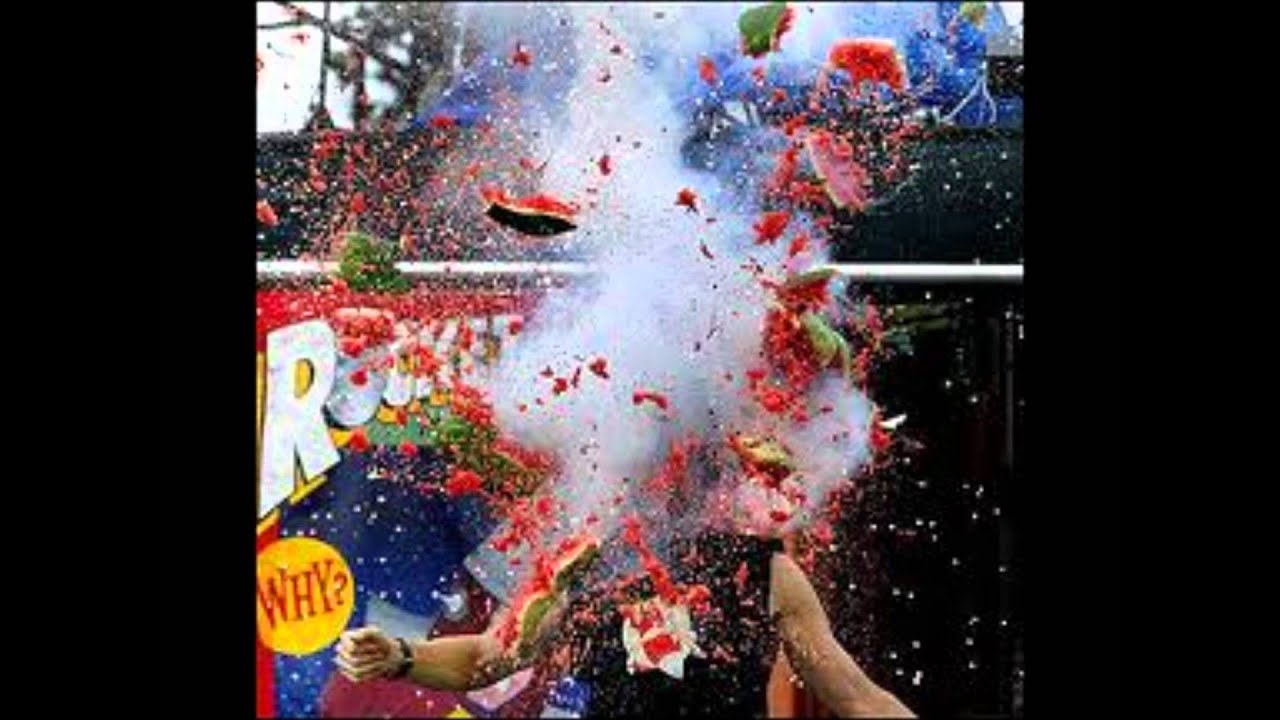 how to Blow up a watermelon YouTube