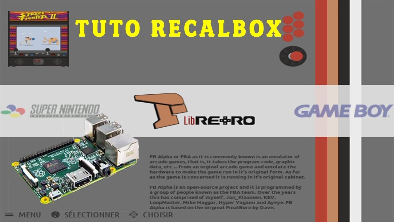 TÉLÉCHARGER RECALBOX POUR RASPBERRY PI 3 B+ GRATUITEMENT