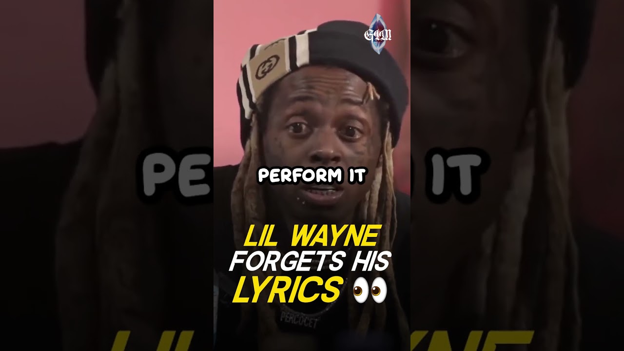 Watch Lil Wayne FORGETS His Lyrics! 👀 on YouTube Watch Lil Wayne FORGETS His Lyrics! 👀 on YouTube