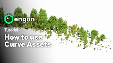 How to use Curve Assets | engon | botaniq | Blender Tutorial