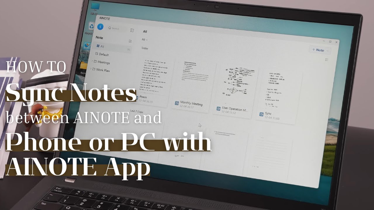[How to] Sync Notes between AINOTE and Phone or PC with AINOTE App ...