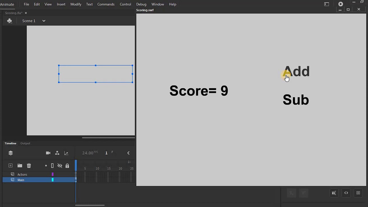 Adobe Animate Scoring - YouTube