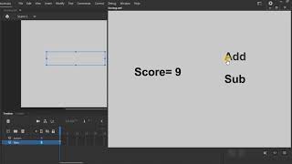 Adobe Animate Scoring