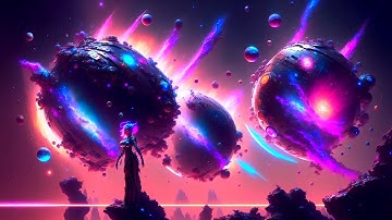 Ai Art Video Abstract Sci-Fi Space Animation Background ( No Sound) - Long Animation Loop, Ai Artist