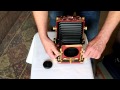 How to fold &amp; unfold the Osaka/Tachihara 4x5 Field Camera