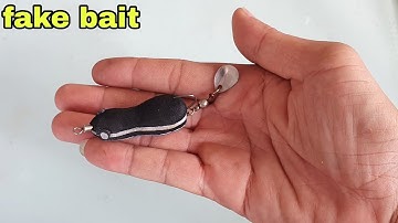 cách làm mồi nhái giả lure cá lóc từ dép | fake bait