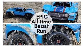 This is a BEAST! My all-time best beach run! #viral #viralvideo #trending