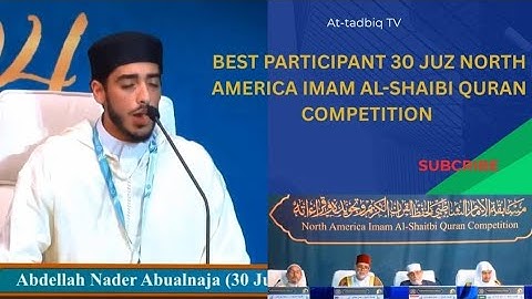HONORED AS BEST 30 JUZ PARTICIPANTImam Al-Shaibi Qur’an Competition #quran #duet 