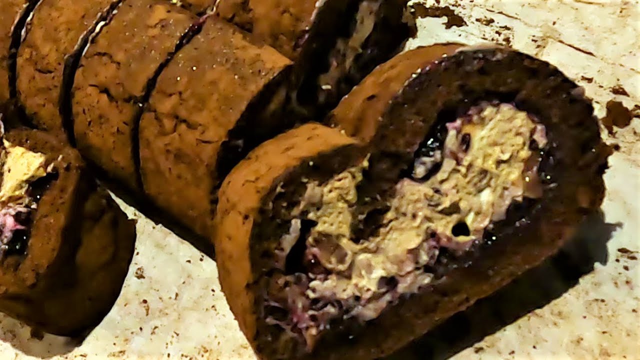 Chocolate & Fruit Swiss Roll YouTube