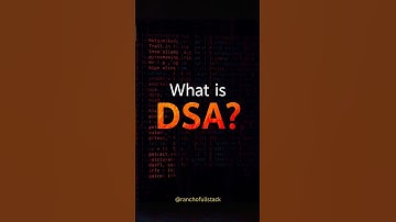 What is DSA? 🤔 Explained in 60s! #dsa  #datastructures #Coding #algorithms #shorts