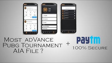 PUBG Premium Tournament Free Aia | Secure Paytm | Kodular