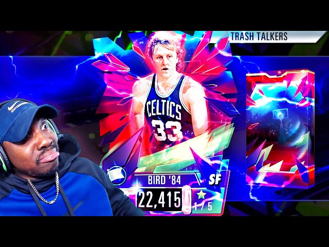 OBSIDIAN LARRY BIRD In TRASH TALKERS PACK OPENING! NBA 2K Mobile Season 5 