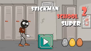 Stickman School Escape 2 Android Gameplay - All Easter eggs (Mirra Games) screenshot 1