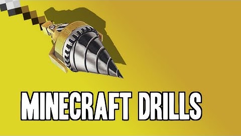 TUTORIAL - Drill in Vanilla Minecraft 1.8