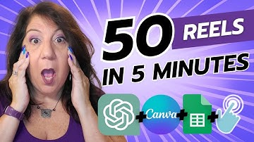 Using ChatGPT and Canva to Create 50 Instagram Reels in 5 minutes