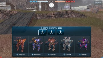 War Robots Testserver 4.2 Lock-Down Weapons Contest