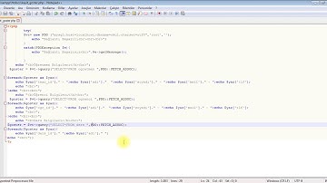 My Sql PDO select ile veri listeleme