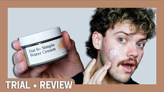 krave beauty oat so simple water cream | trial + review