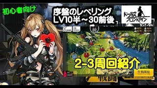 ドルフロ 初心者向け 序盤のレベリングスポット2 3周回紹介 ドールズフロントライン Youtube
