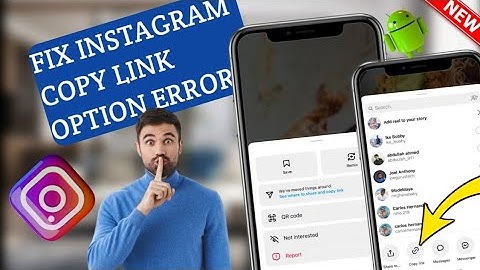 Fix Instagram Reels Copy Link Option Not Showing 🙊🔥🚀