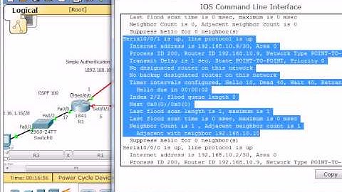 How to configure OSPF authentication