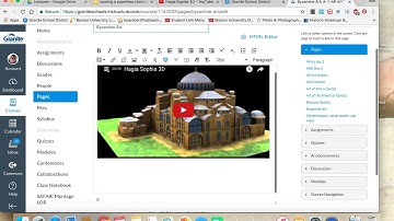 how to embed Google slides and YouTube videos in Canvas