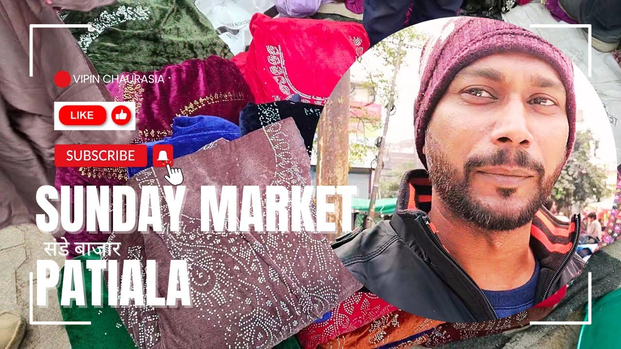 Solo Visit in Sunday Bazar Patiala | Sunday Market | Patiala | Winter Wears