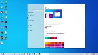 Customize color on Taskbar, Background, Start - personalize on windows 10.#windows10 #settingscolors