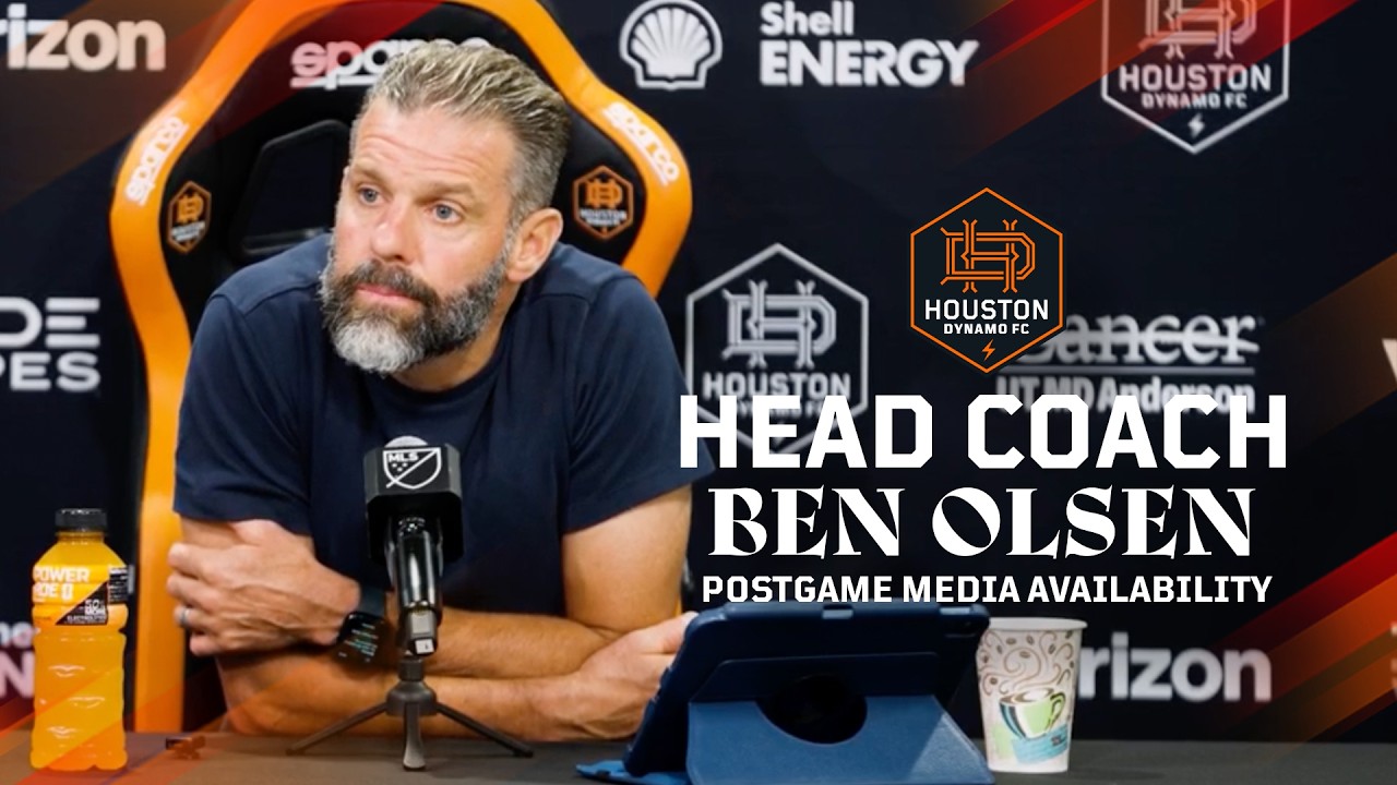 Head Coach Ben Olsen Postgame Media Availability Following Sporting KC Match | Houston Dynamo FC