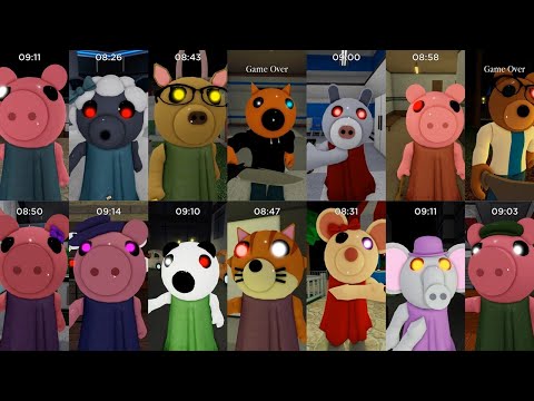 ALL JUMPSCARES | Roblox Piggy BOOK2 REDESIGNS WAVE 1