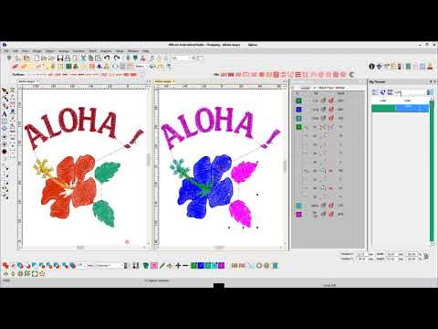 EmbroideryStudio e4 - NEW My Threads - Assigning Colors