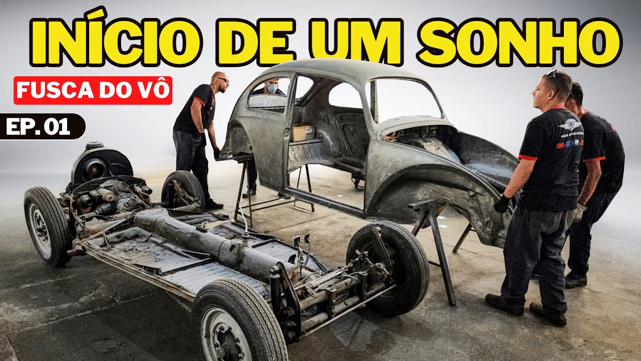 Fusca 1966 Verde Amazonas! 💚 A Restauração que Vai Ressaltar Cada Detalhe ORIGINAL! Ep.01