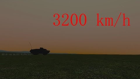 GMod Fastest Simfphys APC (3,200 km/h)