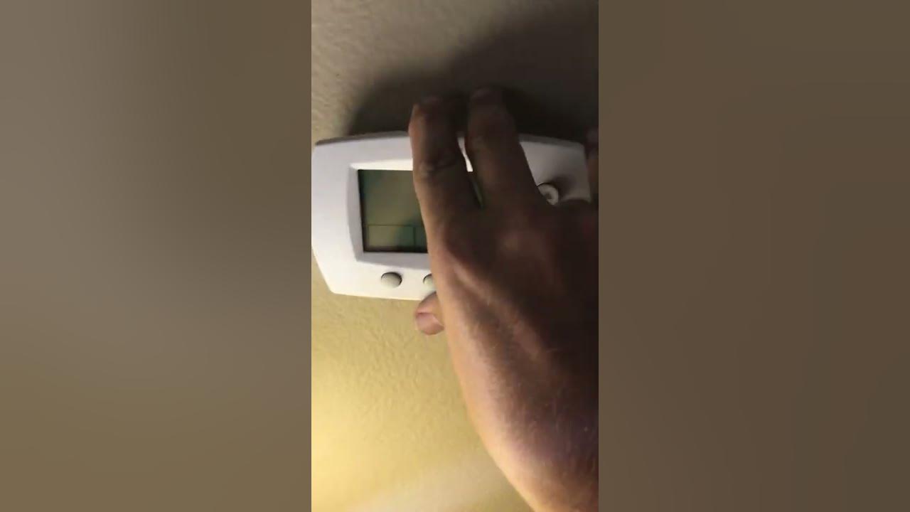 Thermostat removal (Honeywell) YouTube