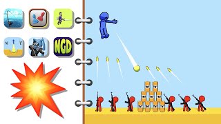 Fish'Em All!, Words LUDO, Pick the Knives, Power Ball!, Land Invader | New Games Daily screenshot 3